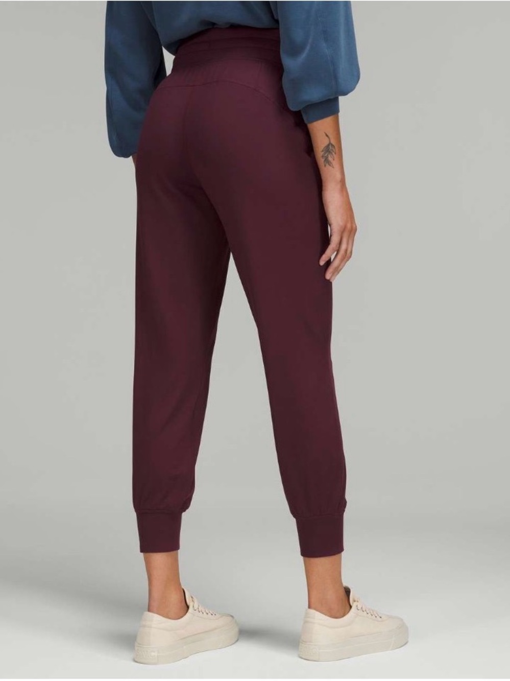 Lululemon ready to rulu high rise joggers cassis maroon size 8